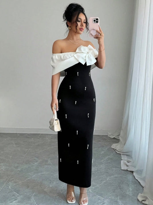 Beaded Bodycon Dress