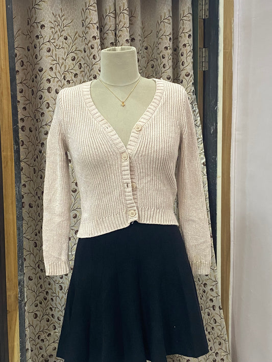 Beige Rib Knit